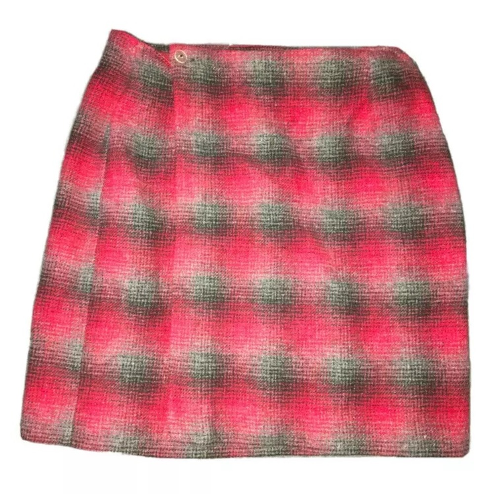Vintage red plaid Hype skirt